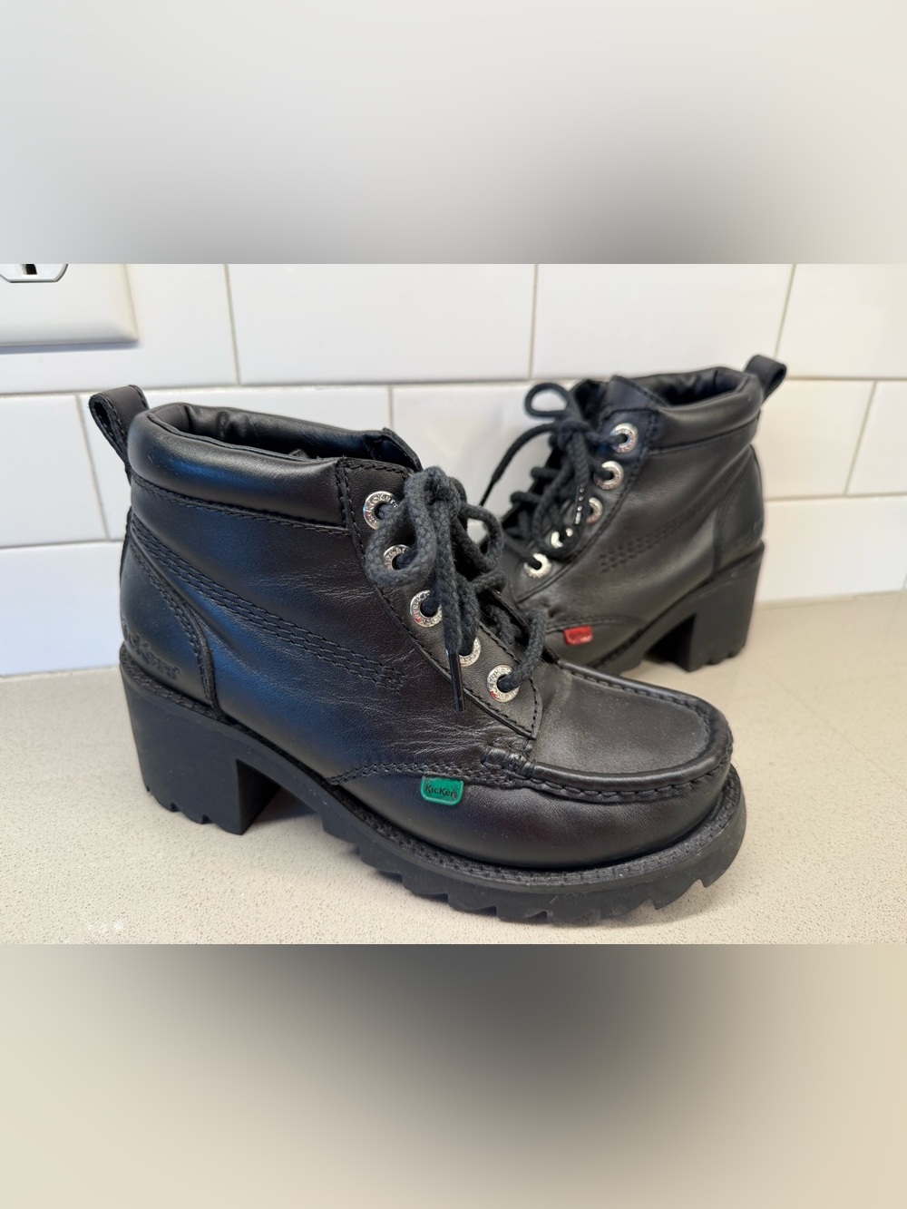 Kickers Klio Kick Hi chunky heeled ankle boots